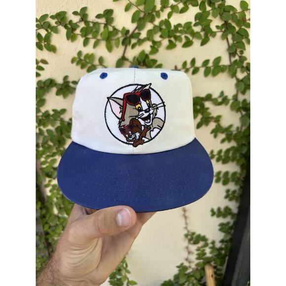 Vintage 1994 Sizzler Tom & Jerry Snapback Hat - Picture 1 of 8